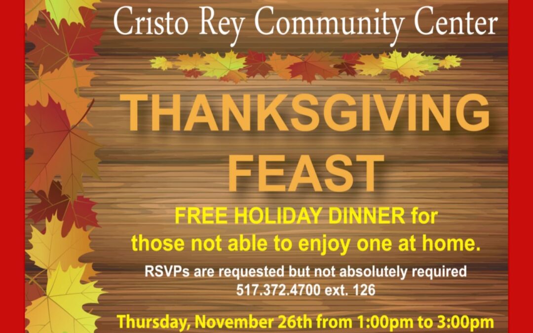 CRCC Annual Thanksgiving Dinner!