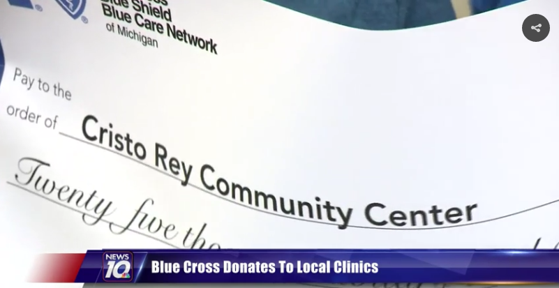 Blue Cross donation